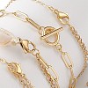4Pcs 4 Style Natural Shell Beaded Anklets Set AJEW-AN00526-5