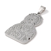 Non-Tarnish 201 Stainless Steel Pendants STAS-A094-01B-P-2