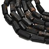 Natural Black Tourmaline Beads Strands G-F716-01-B01-5