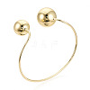 Brass Cuff Bracelets for Women BJEW-N035-08G-3