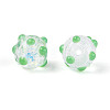 Handmade Foil Lampwork Beads Strands FOIL-T008-02E-3