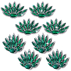 Glass Clothing Patches PATC-WH0028-025D-1