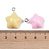 Opaque Resin Pendants RESI-H162-07P-02-3