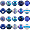 20Pcs 10 Styles Acrylic & Resin Beads Sets DIY-PA0001-02C-1