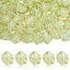 100Pcs Opaque Acrylic Pendants MACR-YW0004-08G-1