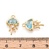 Brass Pave Cubic Zirconia Pendants KK-T074-94A-G-3