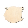 Single Face Printed Wood Big Pendants WOOD-I010-09E-2