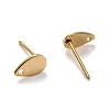 304 Stainless Steel Stud Earring Findings X-STAS-L211-05C-G-2