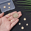 12Pcs 2 Styles Brass Micro Pave Cubic Zirconia Charms KK-UN0005-25-4