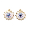 Rack Plating Alloy Enamel Pendants FIND-C050-14G-02-1