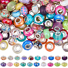 120Pcs 4 Styles Opaque Acrylic European Beads OACR-SC0002-73-1