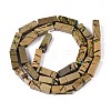 Natural Verdite Stone Beads Strands G-T141-101-2