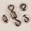 180Pcs 6 Style Brass Fishing Rolling Bearing Connector FIND-FH0003-32-2