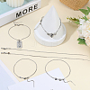 12Pcs 1MM Brass Box Chain Adjustable Slider Bracelets KK-SC0007-32P-4