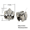 Tibetan Style Alloy European Beads MPDL-4928-S-LF-1