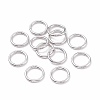 Non-Tarnish 304 Stainless Steel Closed Jump Rings X-STAS-F174-16P-4