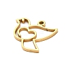 304 Stainless Steel Pendants STAS-M117-02A-G-2
