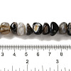 Natural Black Agate Beads Strands G-NH0017-B04-03-5