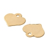 Brass Charms KK-F907-01C-G-2
