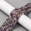 Faceted Natural Amethyst Beads Strands G-RM250101-E21-01-2