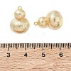 Textured Brass Pendants KK-C172-19G-3