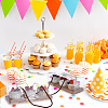 Folding Rectangle PET Plastic Portable Cupcake Gift Storage Box LS-CON-WH0085-137B-5