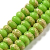 Synthetic Imperial Jasper Dyed Beads Strands G-D077-E01-01D-1