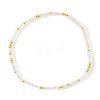 Minimalist Plastic & Brass Beads Stretch Bracelets for Women MY0437-3-1