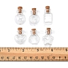 12Pcs 6 Styles Glass Bottle for Bead Containers BOTT-FS0001-05-5