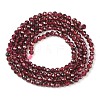 Natural Garnet Beads Strands LS-G-F619-17A-2mm-5