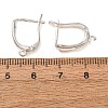 Brass Hoop Earring Findings KK-L148-07P-3