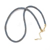 4MM Round Nylon Cotton Cord Necklaces Making NJEW-C106-02G-2