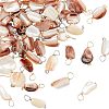 60Pcs 2 Colors Natural Seashell Nuggets Charms FIND-AR0005-68-1