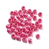 UV Plating Rainbow Iridescent Acrylic Beads PACR-D300-01C-1