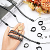16 Strands Rubber Lanyard Straps DIY-GF0007-93A-3