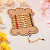 1M Handmade Colorful Enamel Heart Beaded Chains CHC-TA0001-12-4