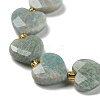 Natural Amazonite Beads Strands G-B044-B14-01-4