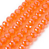 Electroplate Glass Beads Strands EGLA-A034-T8mm-A23-1