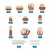 Fashewelry DIY Dangle Earring Making Kits DIY-FW0001-04P-3