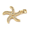 Brass Micro Pave Cubic Zirconia Pendants LS-KK-K305-11E-G-2