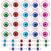 36Pcs 9 Styles Halloween Translucent Resin Decoden Cabochons CRES-WR0001-01-1