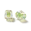 Two Tone UV Plating Rainbow Iridescent Acrylic Beads LS-TACR-D010-04D-2