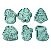 Christmas Theme Plastic Cookie Cutters DIY-K061-06-2