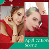 Christmas Theme DIY Alloy & Polymer Clay Rhinestone Bracelet Making Kits DIY-SC0027-63-5