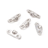 Rack Plating Brass Pave Clear Cubic Zirconia Connector Charms KK-G433-04P-3
