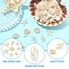 240Pcs 8 Styles ABS Plastic Imitation Pearl Beads OACR-YW0004-46-5