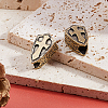2Pcs Brass European Beads KK-DC0004-80C-4