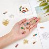 SUPERFINDINGS DIY 8 Pairs Rectangle Resin & Walnut Wood Earring Makings DIY-FH0001-87-3