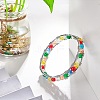 GOMAKERER 2 Strands Synthetic Quartz Crystal Beads Strands G-GO0001-28A-6
