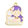 Cartoon Alloy Enamel Pendants ENAM-M217-01B-G-1